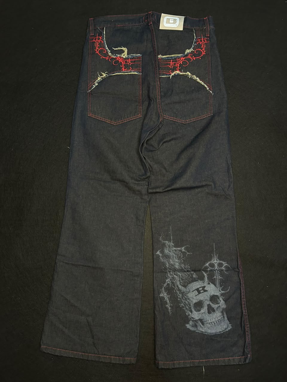 Pantalon Flared Calavera