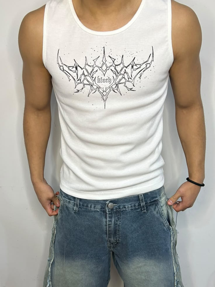 Musculosa hard blanca
